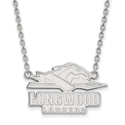 Black Bow Jewelry Sterling Silver Longwood Lancers NCAA Necklace 18 Inch