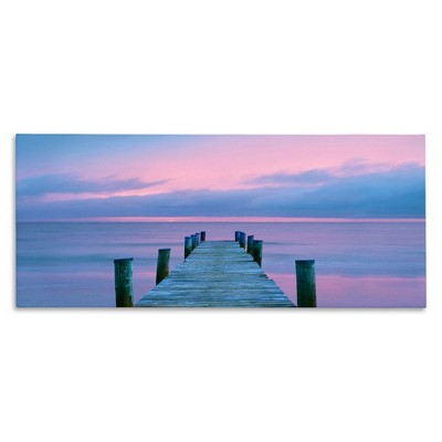 Stupell Industries Dock at Sunset Horizon, 24" x 10"