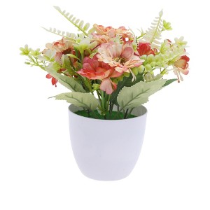 Unique Bargains Artificial Plants Hibiscus Plastic 3.74"x3.74"x7.48" 1 Pc - 1 of 4