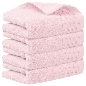Unique Bargains Embroidery Pattern Cotton Comfortable Hand Towels for Bathroom Kitchen 14" x 30" - 1 of 4