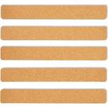 6-Pack Cork Board Strips for Walls, Bulletin Board Strip Bar with 3M Adhesive Tape, Hang Memo Pictures Note