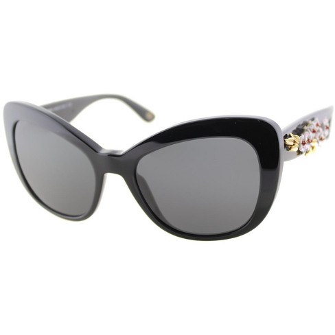 Dolce & Gabbana Womens Cat Eye Sunglasses Black 54mm : Target