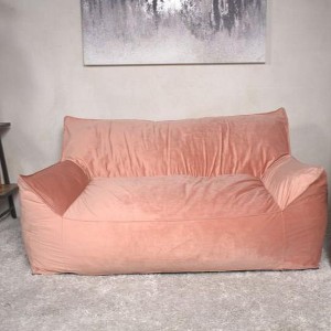 PAGED Modern Bean Bag Chair Comfy Sofa Chair with Armrests and Removable Cover, Velvet Single Reading Chair for Adults, Teens, Kids - 1 of 4