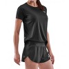 SKINS SERIES-3 WOMEN'S SHORT SLEEVE TOP BLACK - 3 of 4