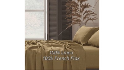 Earth Oak Garment Washed Linen Pillowcase Set