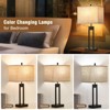 GTCLIGHTING Modern Table Lamps for Set of 2, USB A+C Ports, 3 Colors Changeable for End Tables, Night Stand Lamps for Bed Side Guest Room Office - 4 of 4