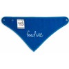 Pavilion Gift Company - Navy Feed Me - Reversible Handkerchief bib - Bibs - 3 of 4