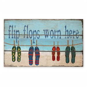 Stupell Industries Rustic Escape To Beach Printed Outdoor Door Floor Mat, design by Gail Fraser - 1 of 4