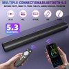 Itopfox 100W Sound Bar for Smart TV with Bluetooth 5.3, 2-in-1 Detachable Home Speaker, Surround Sound, ARC/Optical/AUX/USB Connections, for TV/PC - 2 of 4