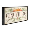 Stupell Industries Seasonal Gratitude Floral Leaves Framed Giclee Art, Black, 30" x 13" - 2 of 4
