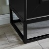 Holly & Martin Frescan Contemporary Electric Fireplace - Black - SEI - 3 of 4