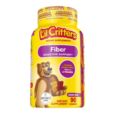 L'il Critters Fiber Gummies - Fruit Flavors - 90ct - image 1 of 4