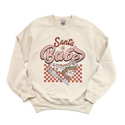 Simply Sage Market Women's Graphic Sweatshirt  Santa Babe