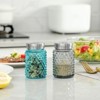 Slickblue Traditional Hobnail Aqua Blue & Smoke Grey Salt and Pepper Shaker Set - 4 oz. - 2 of 4