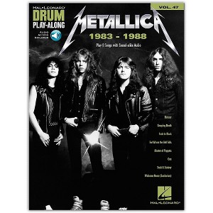 Hal Leonard Metallica: 1983-1988 Drum Play-Along Volume 47 Book/Audio Online - 1 of 1