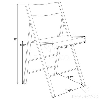 Menno Blue Acrylic Armless Folding Dining Chair