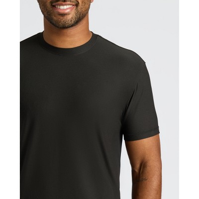 Men's All Black Active Crew Neck 3-Pack - True Classic