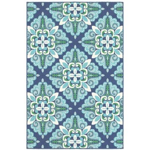 Oriental Weavers Meridian Area Rug, 2x3, Blue/Green - 1 of 4