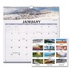 Landscape Monthly Wall Calendar, Landscapes Photography, 12 x 12, White/Multicolor Sheets, 12-Month (Jan to Dec): 2026 - 2 of 4