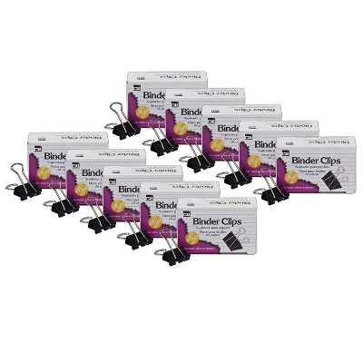 10pk 12 per Pack 2" Binder Clips - Charles Leonard