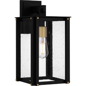 Quoizel Lighting Robbins 1 - Light Sconce in  Matte Black - 1 of 1