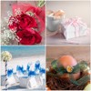 Unique Bargains Double Face Wide Satin Ribbon with Gold Edges for Wedding Bouquet - 4 of 4