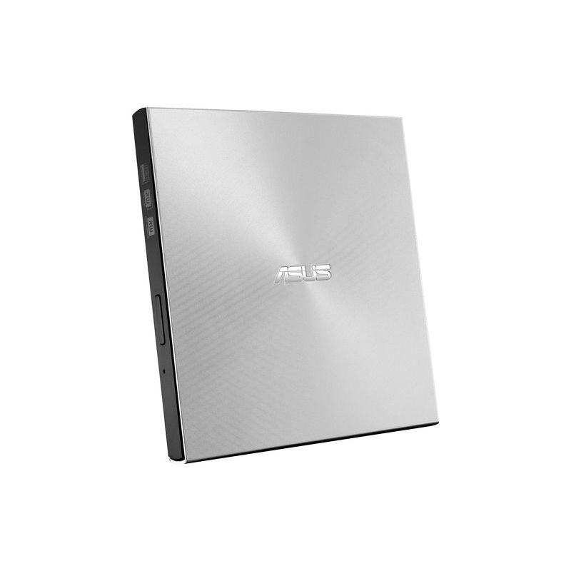 Asus ZenDrive SDRW-08U9M-U DVD-Writer - External - Silver - DVD-RAM/±R/±RW Support - 24x CD Read/24x CD Write/24x CD Rewrite, 1 of 7