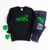 Simply Sage Market Women's Graphic Sweatshirt Shamrock Truck - 3 of 4