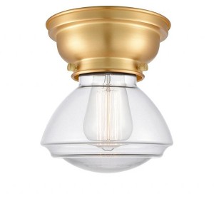Olean - 1 Light Flush Mount In Industrial Style-6.4 Inches Tall and 6.75 Inches Wide - 1 of 1