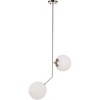 Elegant Lighting Ryland 2 light Chrome and Frosted White glass pendant - 4 of 4