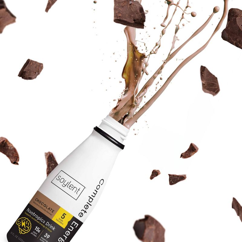 Soylent Complete Energy Shake - Chocolate - 4pk/11 fl oz, 4 of 11