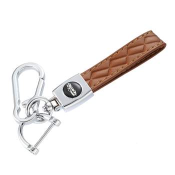 Juvale 10 Pack Handmade Leather Valet Keychains With Ring Key Holder For  Home, Car & Office Keys, Brown, 3.5 X 0.5 In : Target