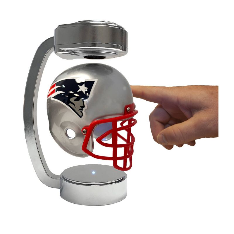 NFL New England Patriots Chrome Mini Hover Helmet Sports Memorabilia, 2 of 3
