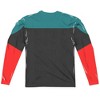 Men's Star Trek Voyager Science Uniform Front Back Print Long Sleeve Costume T-Shirt - 3 of 4