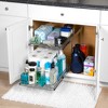 Hold N’ Storage Pull Out Cabinet Organizer 2 Tier – Heavy Duty Metal with Lifetime Limited Warranty - Anti Rust Chrome Finish - 4 of 4
