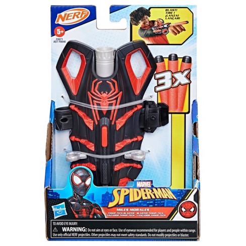 Spider man Miles Morales Nerf Thwip tech Toy Blaster Target