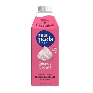 nutpods Sweet Cream Cane Sugar Sweetened Creamer - 25.4 fl oz - 1 of 4