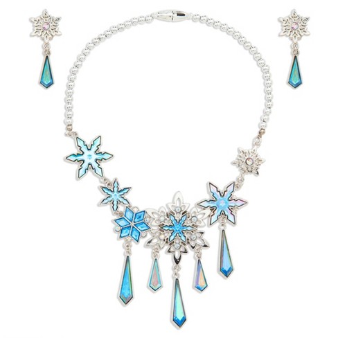 Details about   Disney Frozen Elsa Necklace,Bracelet & Earrings Set  Girls Accessories Kids Set 