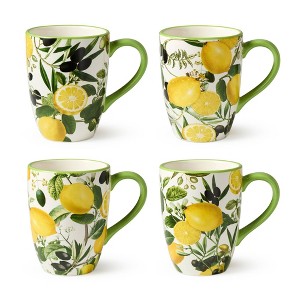 Certified International (Set of 4) 20oz Limone Mugs - 1 of 4