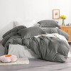 Brushed Microfiber Duvet Cover Set, Super Soft Hotel Quality Comforter Cover Set - NTBAY - 2 of 4