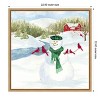 Amanti Art Snowman Christmas II by Tara Reed Canvas Wall Art Print Framed 22 x 22-in. - 4 of 4