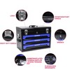 3 Drawers Tool Box With Tool Set,Top Storage, Metal Toolbox Portable Tool Chest Organizer,Lockable With Ball-Bearing Drawer Slides - 3 of 4
