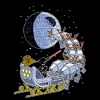 Men's Star Wars Christmas Darth Vader Santa's Sleigh T-Shirt - 2 of 4