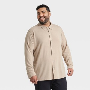 Men's Long Sleeve Commuter Shirt - All In Motion™ - 1 of 3