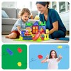 PicassoTiles Magnetic Building Blocks Playground Set with Action Figure Characters - 4 of 4