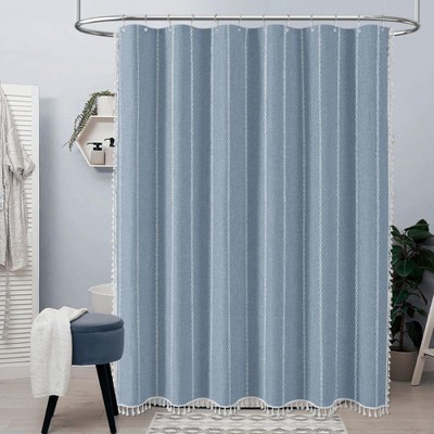 Ruso Weights Rustic Boho Farmhouse Style Shower Curtain