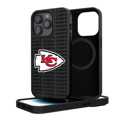 Keyscaper NFL Text Backdrop MagSafe Compatible Cell Phone Case for iPhone 14 Pro Max