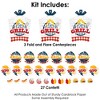 Big Dot of Happiness Fire Up the Grill - Summer BBQ Picnic Party Decor and Confetti - Terrific Table Centerpiece Kit - Set of 30 - 3 of 4