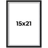 PosterPalooza | Flat Silver Picture Frame - UV Acrylic, Foam Board Backing, Hanging Hardware - 2 of 4