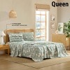 HLC.ME Floral Bed Sheets - Bed Sheet Set - Wrinkle Resistant & Ultra Soft - Fits Mattresses up to 15 Inches Deep - 3 of 4